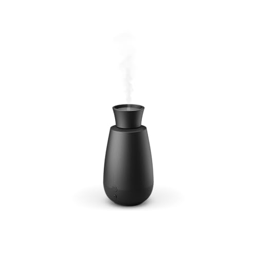 Stadler Form Aroma Diffuser Ella, intelligentes Duft-Spray-System für ätherische Öle, kabellos, mit Licht-Sensor, schwarz