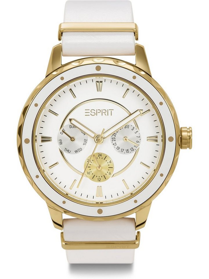 Esprit Quarzuhr ESPRIT Damen-Uhren Analog Quarz, Klassikuhr in Gold und Edelstahl