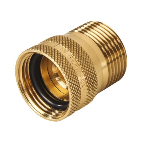 Xavax 00220740 Hose Burst Protection, goldfarben - Aqua-Stop für Wasserzulaufschlauch aus Messing