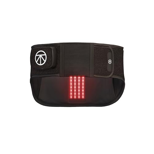 Therabody ThermBack LED Wärmegürtel, 4-in-1 Therapiebandage mit Ferninfrarot, Wärme, Vibration, zur Schmerzlinderung im Rücken, fördert Erholung und Beweglichkeit
