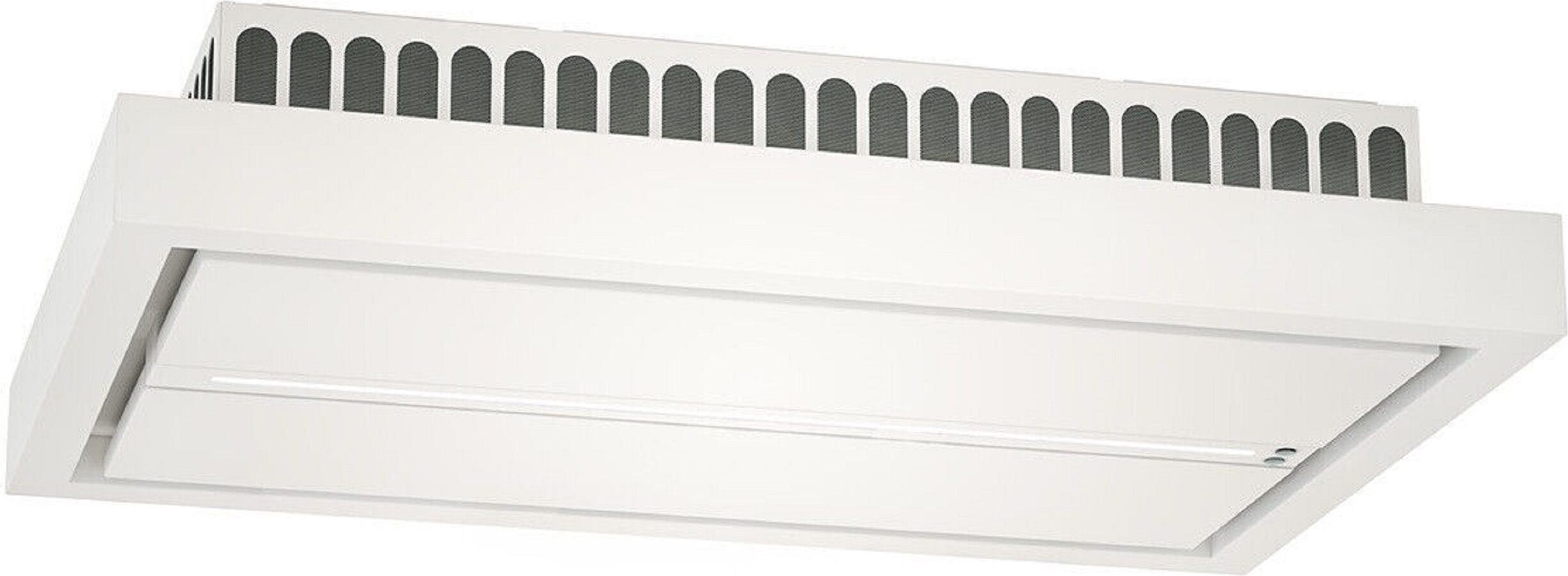 Baumann Deckenhaube Aura 120 WLK, 120cm Weiß Dunstabzugshaube mit EBM MOTOR und AIR POWER Technologie