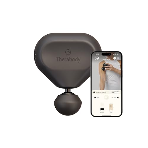 Therabody TheraGun Mini 3.0, tragbare Massagepistole zur Schmerzlinderung mit Percussion-Therapie, schwarz