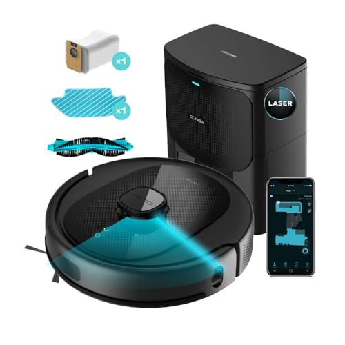 Cecotec Staubsaugerroboter Conga 8290 Immortal Ultra Power Home Genesis, 7000 Pa, 280 m2, Raumplan, 10 Modi, Eingeschränkter Bereich, Scrubbing, Total Surface, 3-Liter-Beutel, App