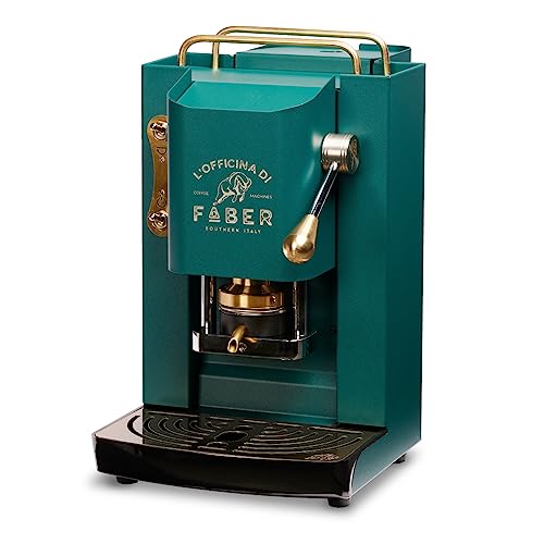 Faber Coffee Machines Pro Deluxe ESE Pad 44 mm, Espressomaschine mit einfacher Reinigung, Tassenwärmer, schnellem Aufheizen