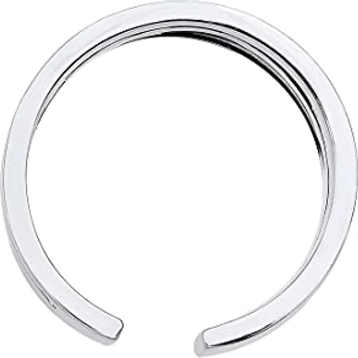 Elli Wickelring Geo, Damenring in 925 Sterling Silber, größenverstellbar, handgefertigt, anlaufgeschützt – Bild 3