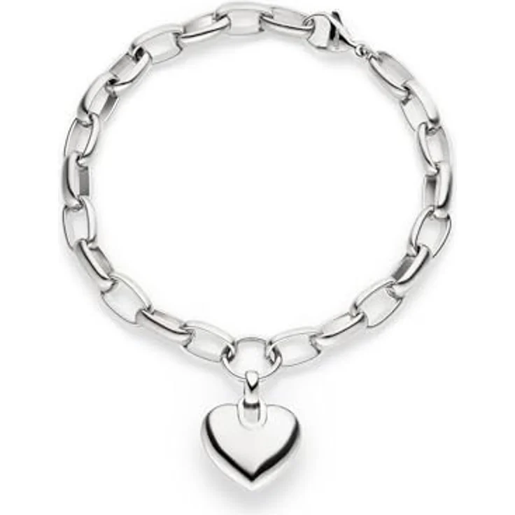 s.Oliver Bracelet - Elegantes Damen-Armband aus poliertem Edelstahl, silber - Verstellbare Gliederkette bis 20 cm, wasserfest & hautfreundlich – Bild 1