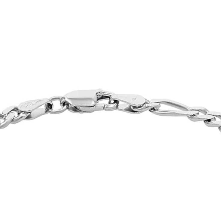Amor Armband 925 Sterling Silber Herren Armkette, 19 cm, Karabinerverschluss, kommt in Schmuck Geschenk Box, 2017878 – Bild 3