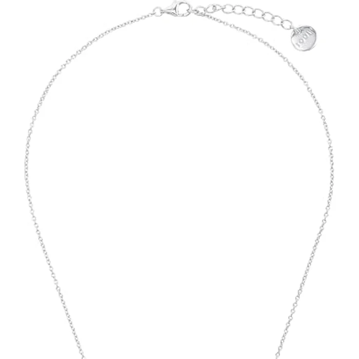 JOOP! Kette mit Anhänger 925 Sterling Silber, Zirkonia, 42+3 cm, Weiß, in Schmuck Geschenk Box, Modell 2038935 – Bild 3