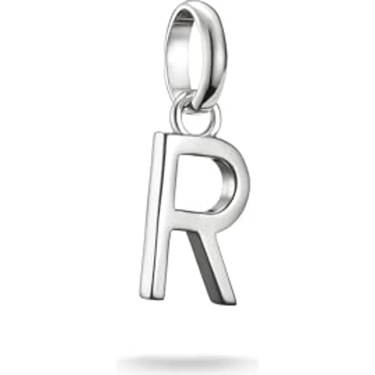 Thomas Sabo Charm Club Connect Charm-Anhänger Buchstabe R, Recyceltes 925 Silber mit flexibler Öse, CC1224-001-21 – Bild 1