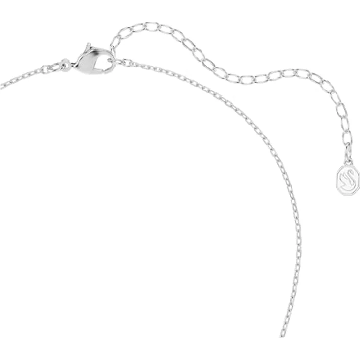 Swarovski Idyllia Herz-Anhänger, rhodiniert mit Swarovski Zirconia, Metallmix, Weiß – Bild 4