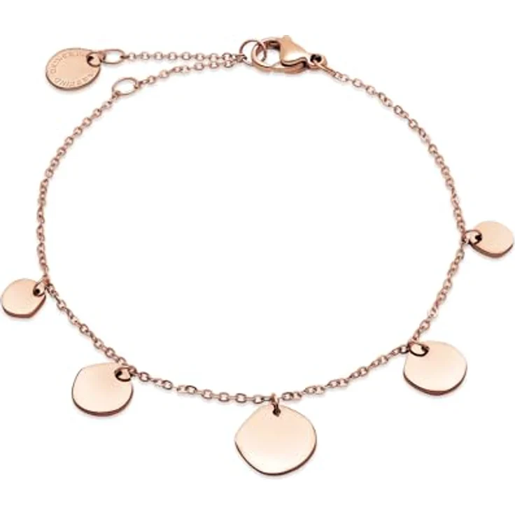 Liebeskind Berlin Armband LJ-1660-B-21, Edelstahl in IP Roségold, 21 cm mit Karabinerverschluss – Bild 1