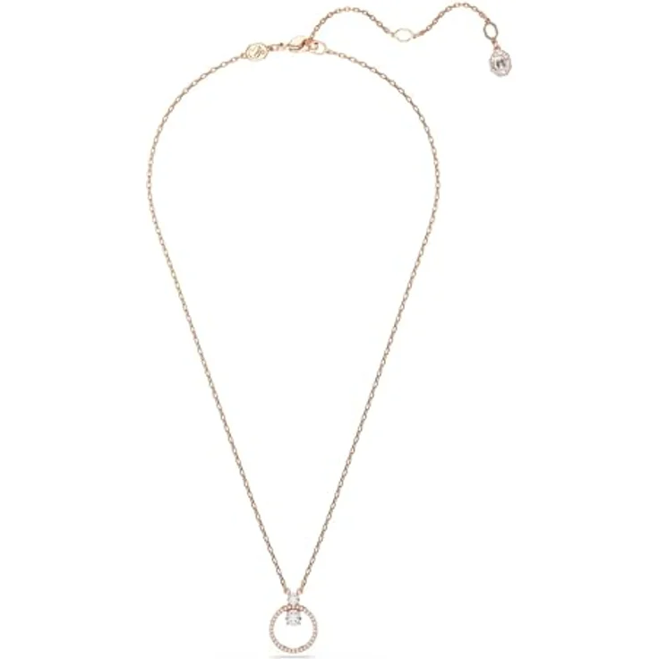 Swarovski Constella Anhänger, Rundschliff, Weiß, Roségold-Legierungsschicht mit Swarovski Zirconia – Bild 2