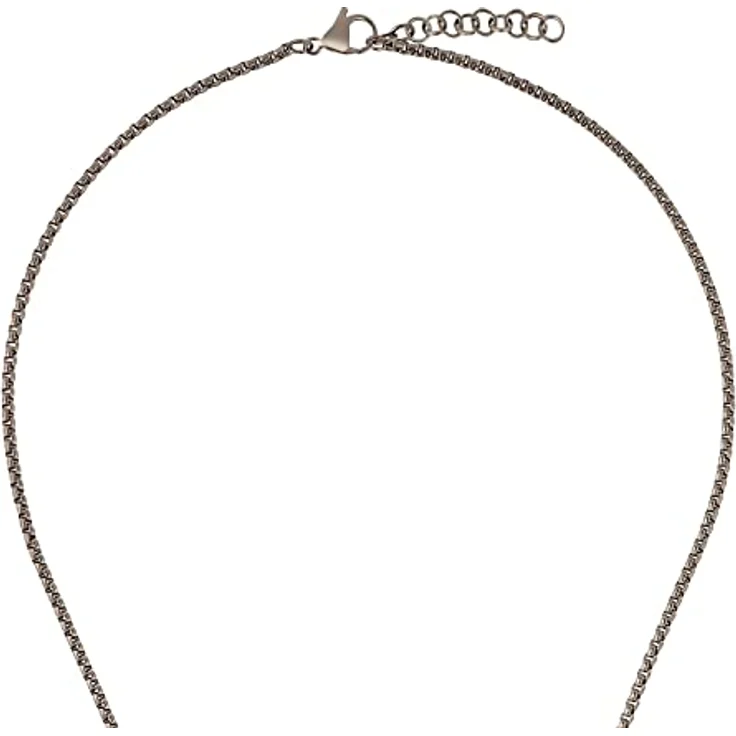 s.Oliver Kette mit Anhänger, Edelstahl, Kreuz, 40+3 cm, Silber, für Jungen, in Geschenkbox, 2035807 – Bild 3