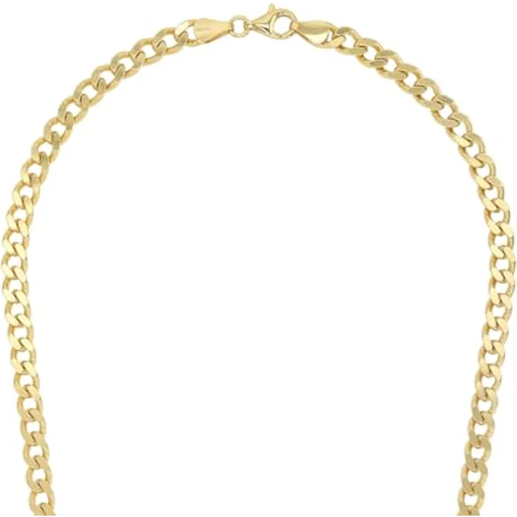 Amor Halskette 925 Sterling Silber Unisex, 50 cm, Gold, mit Karabinerverschluss, in Schmuck Geschenk Box – Bild 3