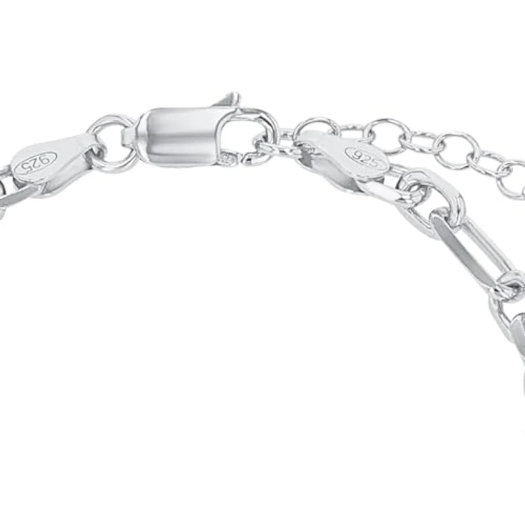 Amor Charmarmband 925 Sterling Silber, Damen Armschmuck, Längenverstellbar 16+4 cm, mit Schmuck Geschenk Box – Bild 3