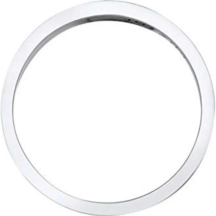 Kuzzoi Herrenring oxidiert, massiver Bandring (10 mm) aus 925 Sterling Silber, Vintage Design mit Rillenstruktur, Ringgröße 54 – Bild 3