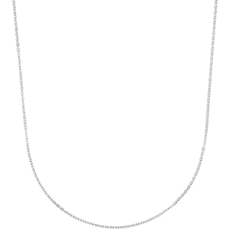 Amor Collier 925 Sterling Silber Unisex Halsschmuck, 40 cm, mit Federringverschluss, in Geschenkbox, Modell 2017788