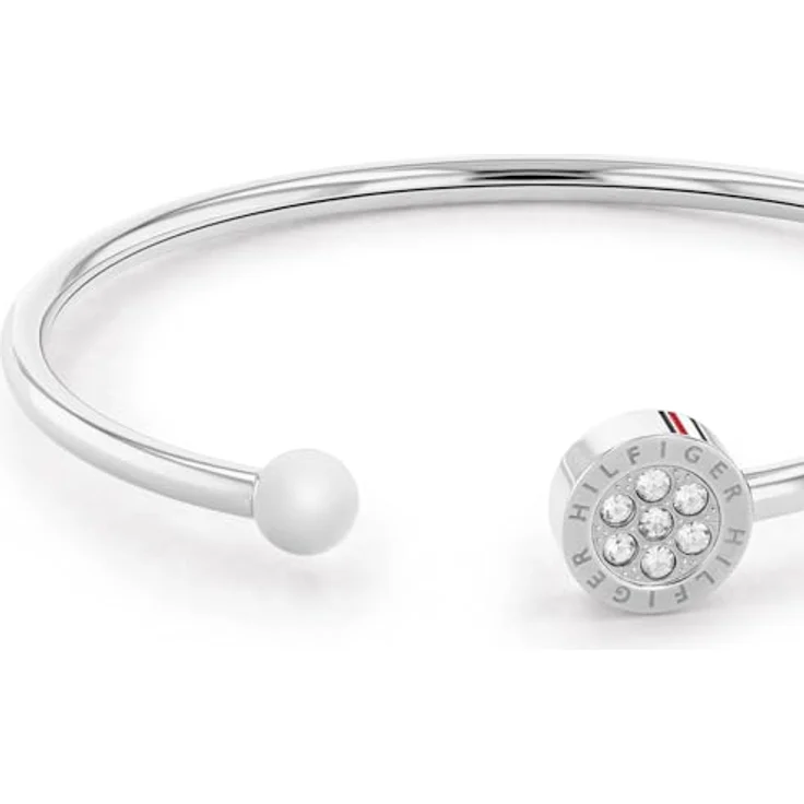 Tommy Hilfiger Armreif 2780570, eleganter Armschmuck für Damen, silber – Bild 2