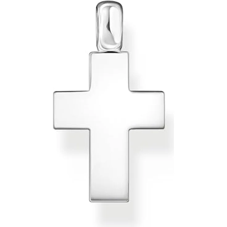 THOMAS SABO Kettenanhänger Kreuz, silber, elegantes Schmuckstück für Damen und Herren – Bild 1