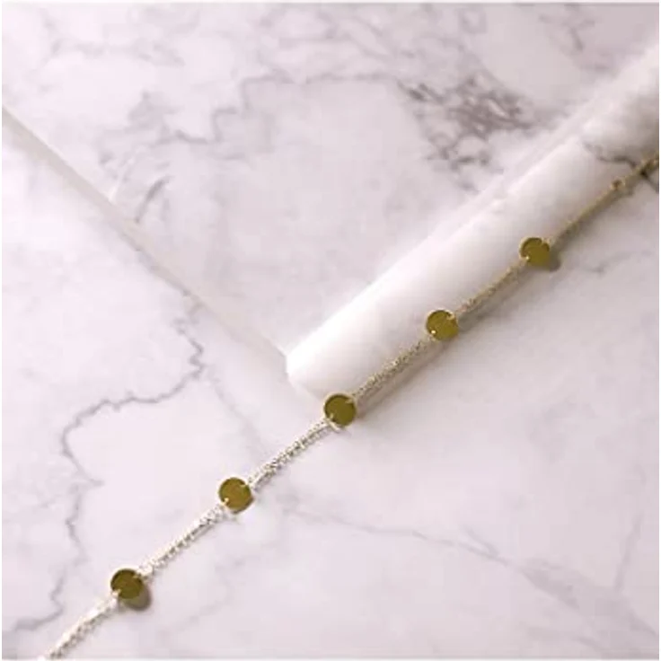 CHRIST Damen-Halskette Collier aus 375er Gelbgold, 45 cm mit 2 cm Verlängerung, elegant in Geschenkbox – Bild 2