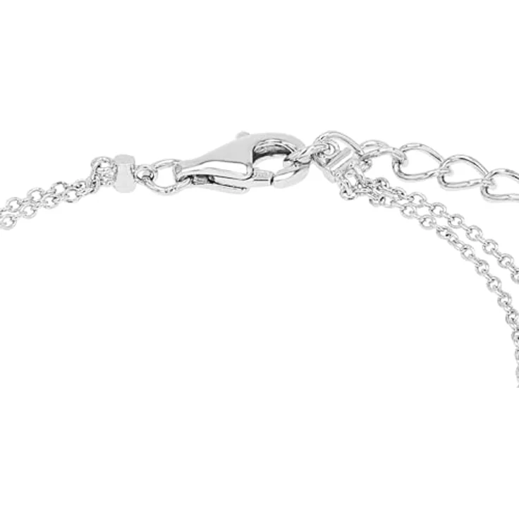 Joop! Halskette aus 925 Sterling Silber für Damen, rhodiniert mit Zirkonia, 40 cm lang, in Schmuckbox – Bild 4