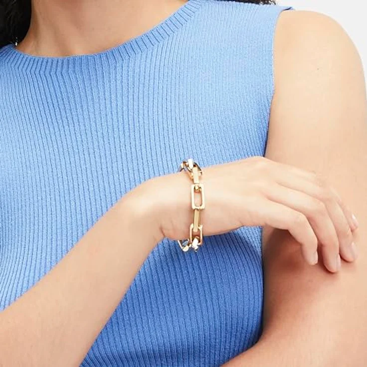LIEBESKIND Berlin Armband LJ-1083-B-21, Edelstahl IP Gold, 21 cm, Karabinerverschluss – Bild 3