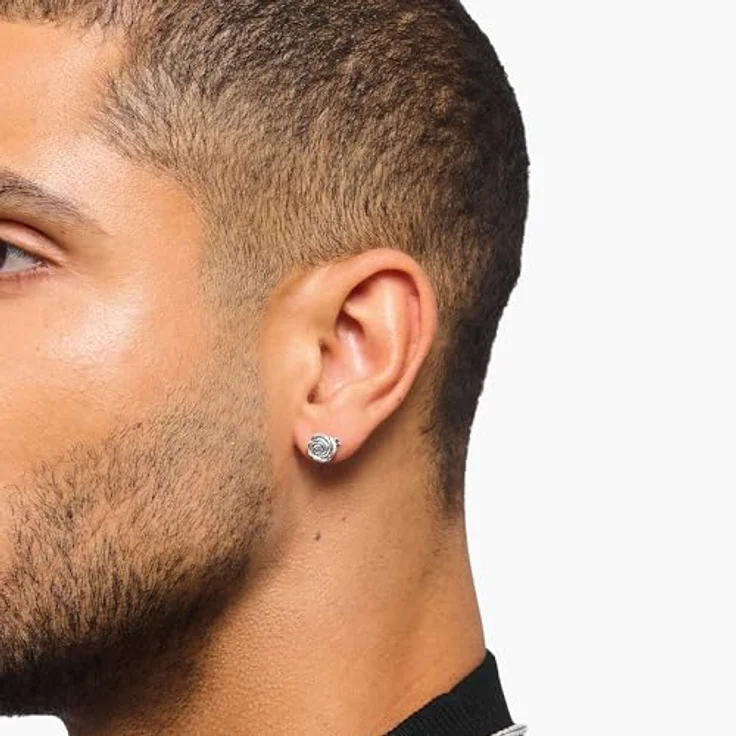 THOMAS SABO Paar Ohrstecker Midnight Rose, geschwärztes Silber 925 in Rosendesign – Bild 4