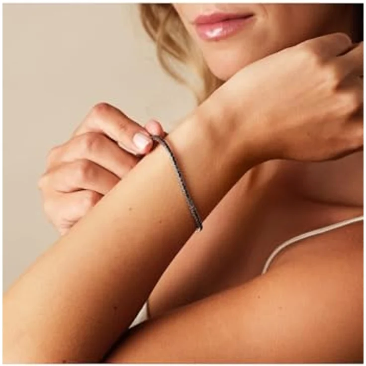 CHRIST Damen-Armband 585er Weißgold mit 65 Diamanten, One Size – Bild 4