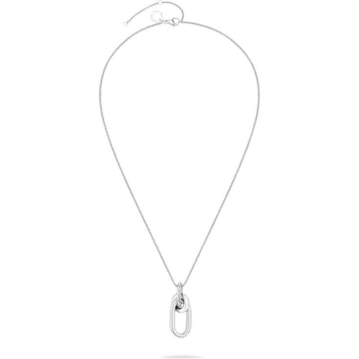 Liebeskind Berlin LJ-1502-N-45, Halskette aus Edelstahl, 45 cm, silber, Venezianerkette mit Karabinerverschluss – Bild 2