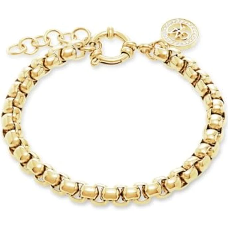 Guido Maria Kretschmer Armband 88993993, längenverstellbar aus vergoldetem Edelstahl mit klassischem Venezianer-Kettenstil – Bild 1