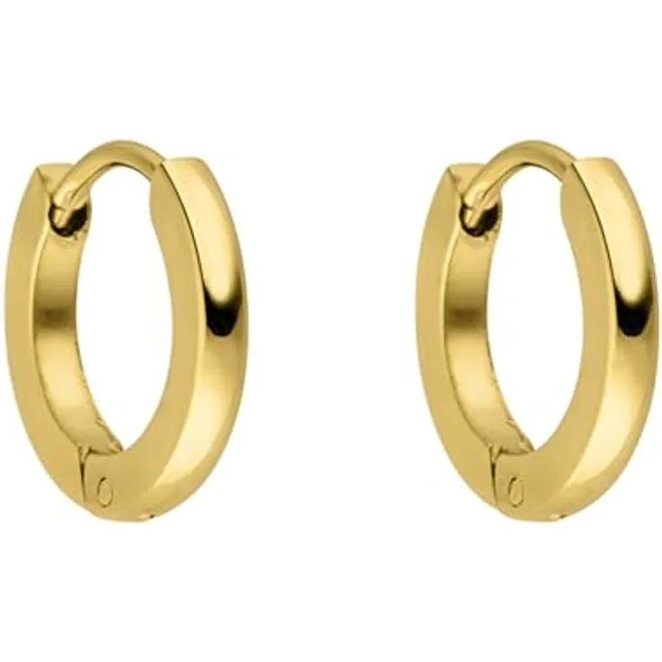 PURELEI Ike Ohrringe (Gold) – Wasserfeste Damenohrringe aus Edelstahl, 1,4 cm Durchmesser – Eleganter Modeschmuck für individuellen Stil