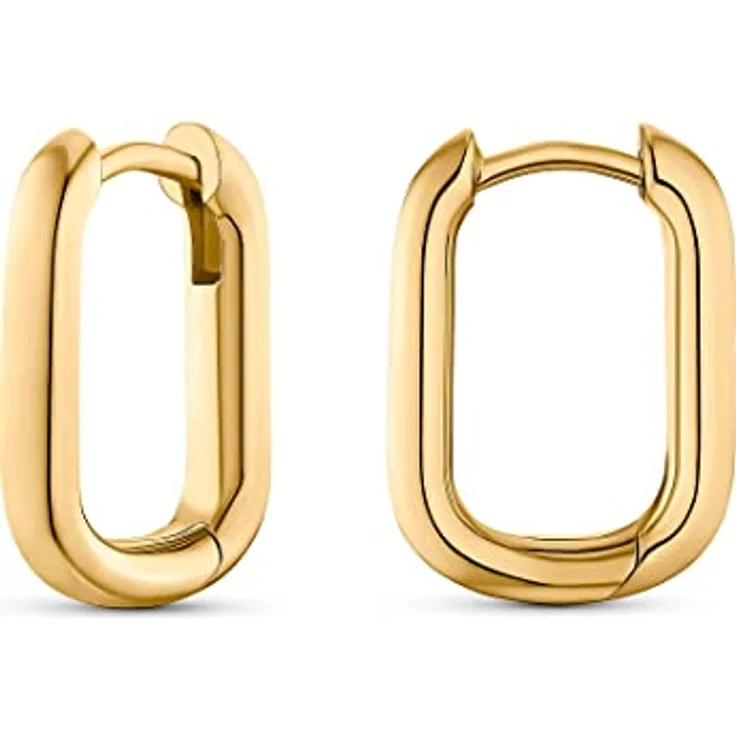 JETTE Creolen LIQUID 88336542, Ohrschmuck mit Zirkonia, in Silber, Gelbgold und Roségold – Bild 4