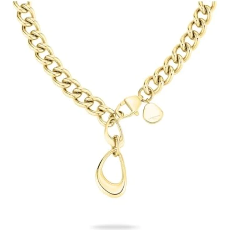 LIEBESKIND Halskette LJ-1429-N-45, Edelstahl IP Gold poliert, 45 cm, Karabinerverschluss – Bild 1
