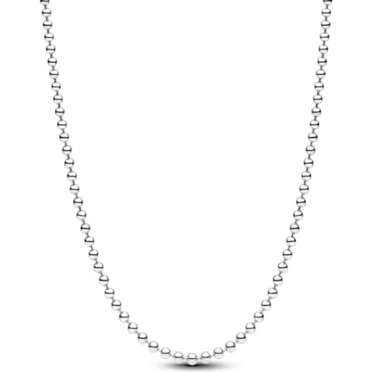 PANDORA Damen-Halskette Kugelkette Silber 50 cm mit Karabinerverschluss, 394452C00-50 – Bild 2