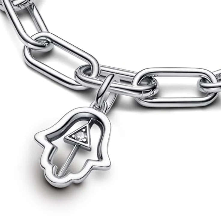 Pandora Charm ME 793411C01, Charm-Anhänger aus Silber mit modernem Design – Bild 3