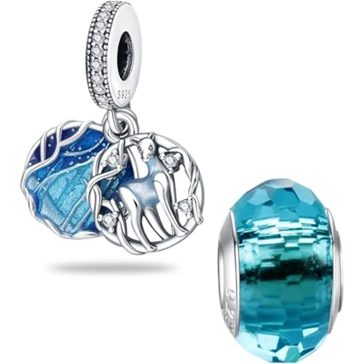 HappyStar 925 Sterling Silber Star Wars Harry Charm, Dangle Anhänger für Pandora Armbänder, 5A Zirkonia, ideal als Geschenk für Frauen und Mädchen – Bild 1