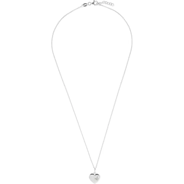 FAVS Damen-Halskette 925er Silber mit Farbstein und Zirkon, One Size, 89205175 – Bild 2