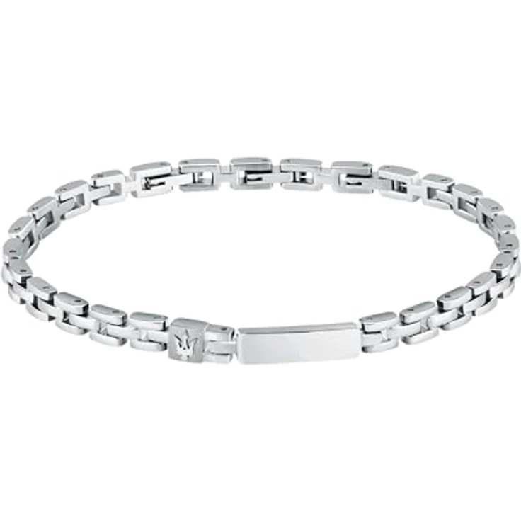 Maserati Herren-Stahlarmband, ICONIC-Kollektion, 21,5 cm mit praktischem Schmuckverschluss – JM324AVD57 – Bild 1