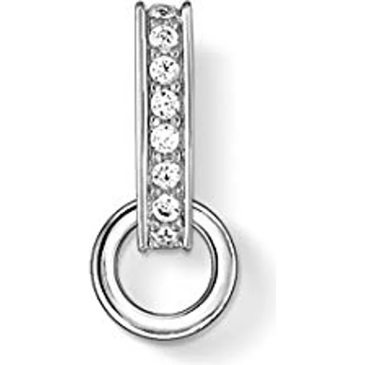 THOMAS SABO Damen Carrier X0261-051-14, 925 Sterlingsilber für bis zu 3 Charm-Anhänger