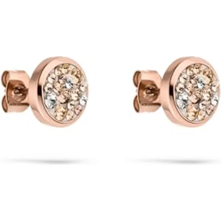 s.Oliver Ohrring - Elegante Ohrstecker aus poliertem Edelstahl, silber - wasserfest & hautfreundlich, 10,4 mm mit Steckverschluss – Bild 1