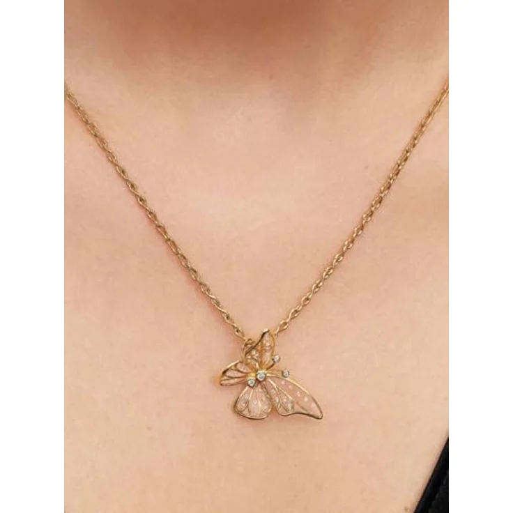 PANDORA XL Charm Schmetterling, goldfarben mit Zirkonia-Steinen – Bild 5