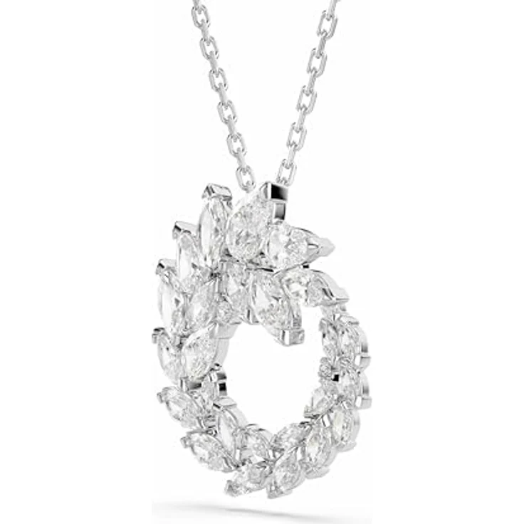 Swarovski Mesmera Anhänger, Marquise-Schliff, Weiß, Rhodiniert, mit Swarovski Zirconia – Bild 3