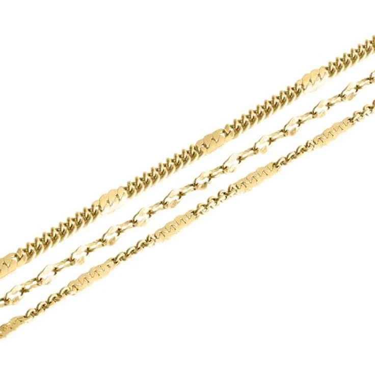 Liebeskind Berlin Fußkette Sparkling With Layer, Edelstahl Schmuck für elegante Looks – Bild 2