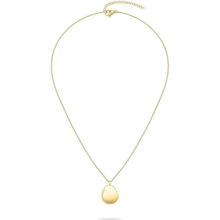 LIEBESKIND Halskette LJ-1433-N-50, Edelstahl IP Gold poliert, 50 cm mit Karabinerverschluss – Bild 4