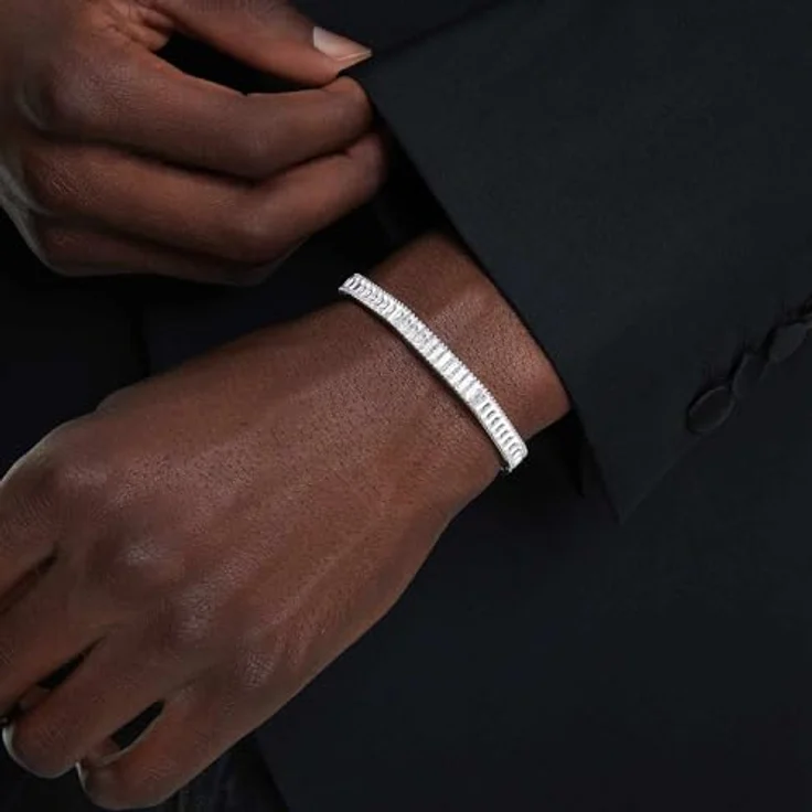 Swarovski Armband Matrix 5705784, elegantes Armschmuckstück mit funkelnden Kristallen in klar Silber – Bild 7
