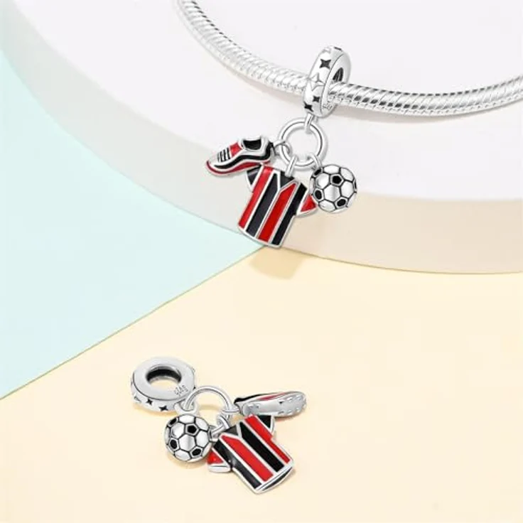 LNQOBU 925 Sterling Silber Schmetterling Charms, Musik Charms für Armbänder und Halsketten, Geschenkset mit Geschenktasche und Poliertuch für Frauen und Mädchen – Bild 2