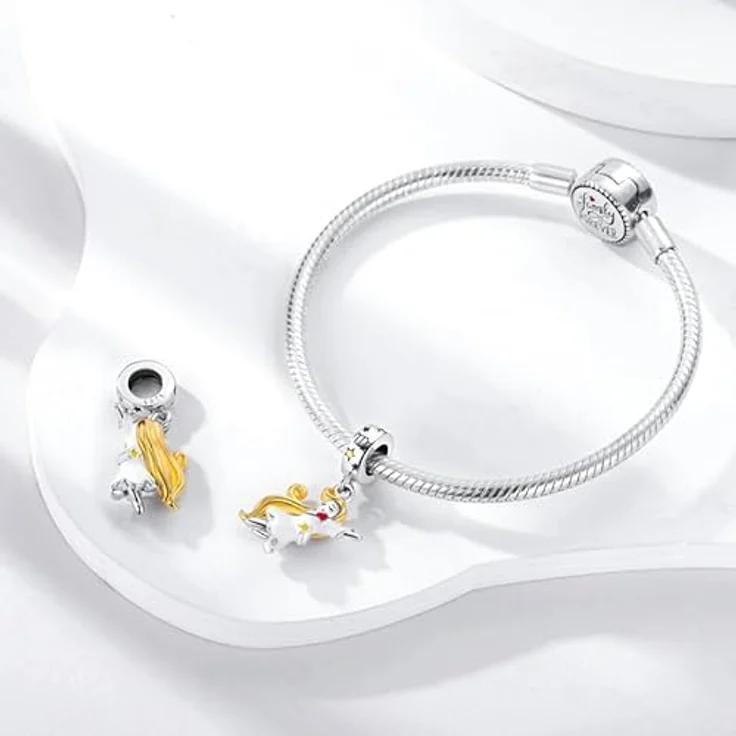 Pandach Damen Charm Anhänger Sternzeichen, 925 Sterling Silber, 12 Sternbilder Beads für Pandora Armband und Halsketten, kompatibel mit europäischen Schmuckstücken – Bild 3