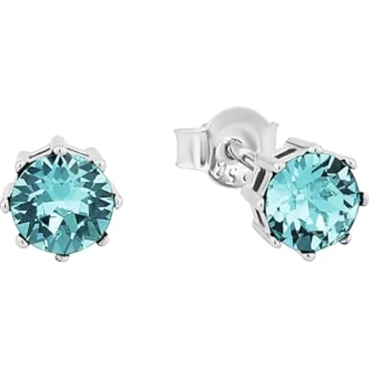 Amor Paar Ohrstecker (2-tlg), 925 Sterling Silber mit Zirkonia, ca. 5 mm – Bild 1