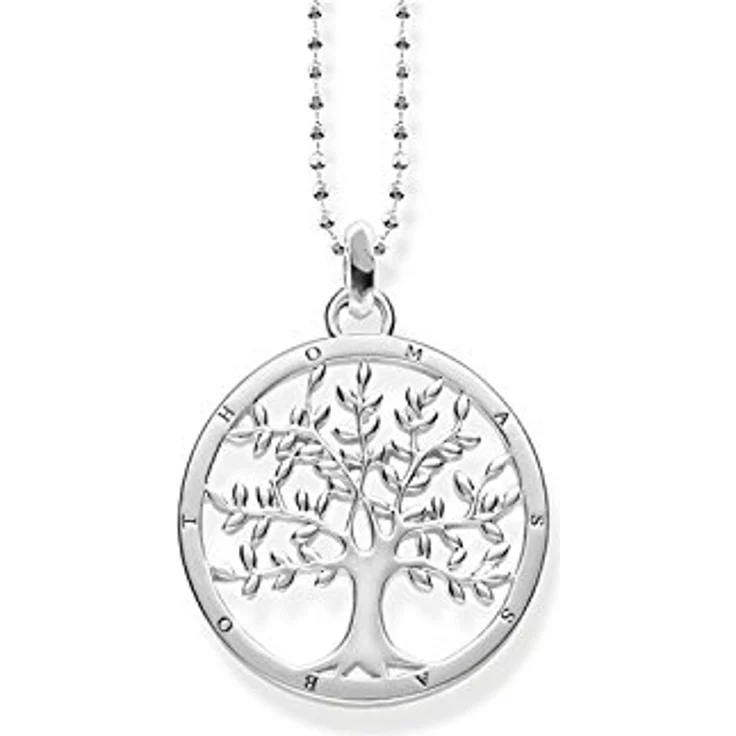 Thomas Sabo Kette Lebensbaum, 925 Sterlingsilber silberfarben, längenverstellbar von 40-45 cm, SCKE150206 – Bild 1