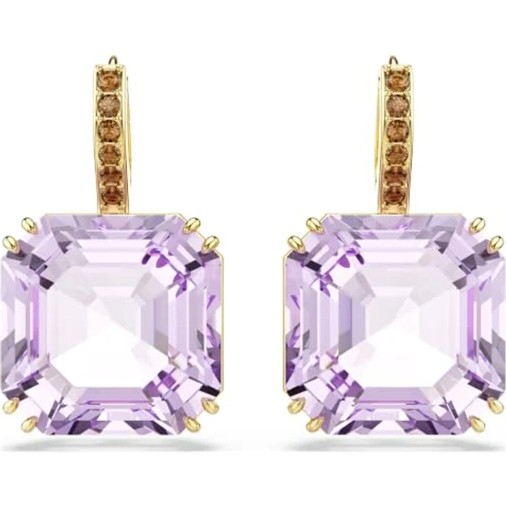 Swarovski Millenia Ohrringe 5759990, lila, elegante Damen-Ohrringe mit einzigartigem Design – Bild 3